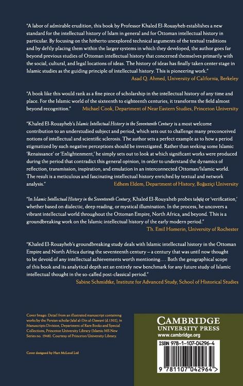 Produktbild: Islamic Intellectual History in the Seventeenth Century