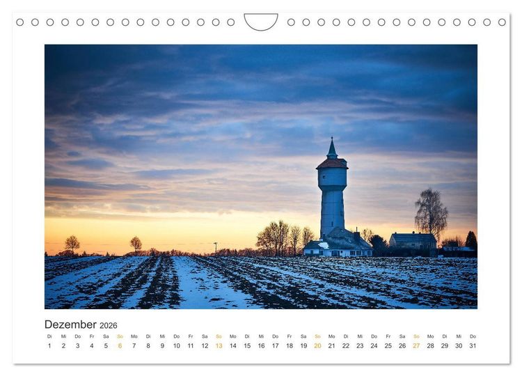 Produktbild: Landschaften des Altm&uuml;hltals (Wandkalender 2026 DIN A4 quer), CALVENDO Monatskalender