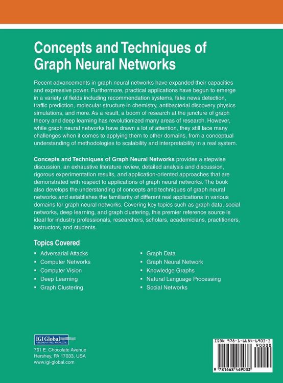 Produktbild: Concepts and Techniques of Graph Neural Networks