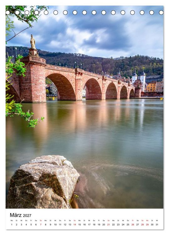 Produktbild: Heidelberg - Deutschlands romantisches Highlight (Tischkalender 2027 DIN A5 hoch), CALVENDO Monatskalender