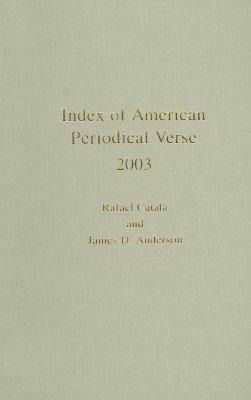 Produktbild: Index Of Amer Periodical Verse