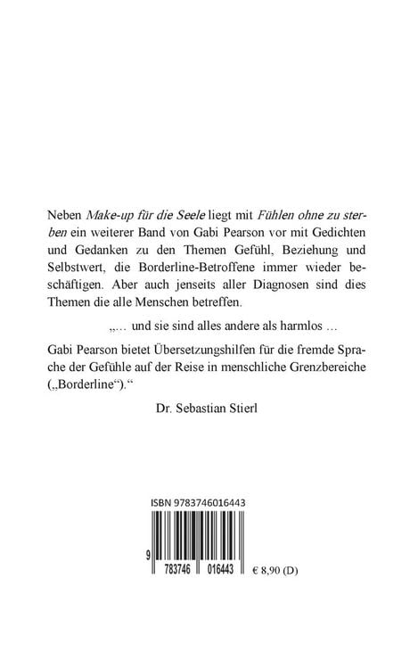 Produktbild: F&uuml;hlen ohne zu sterben