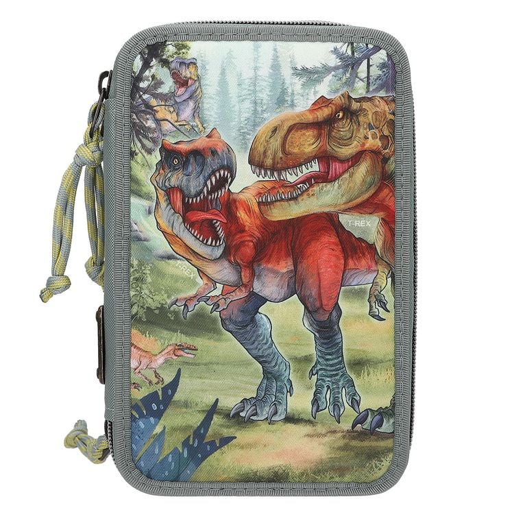 Produktbild: Dino World 3 Fach Federtasche BITE
