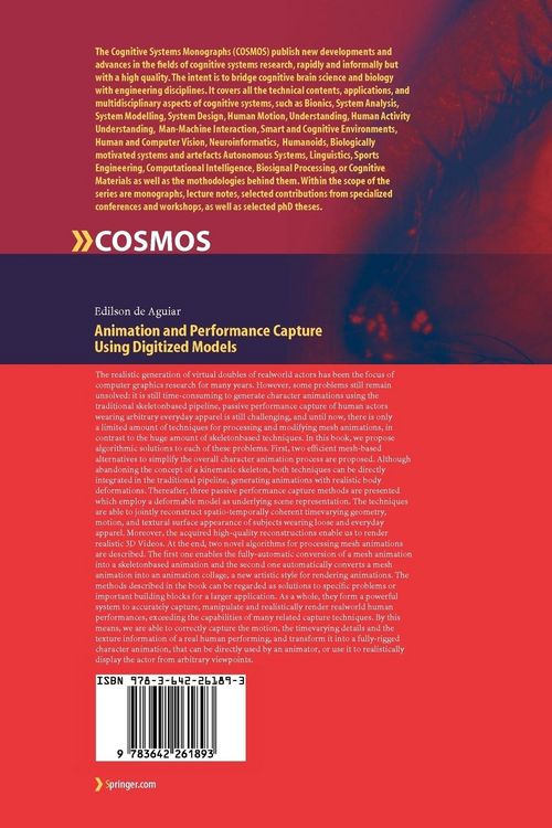 Produktbild: Animation and Performance Capture Using Digitized Models