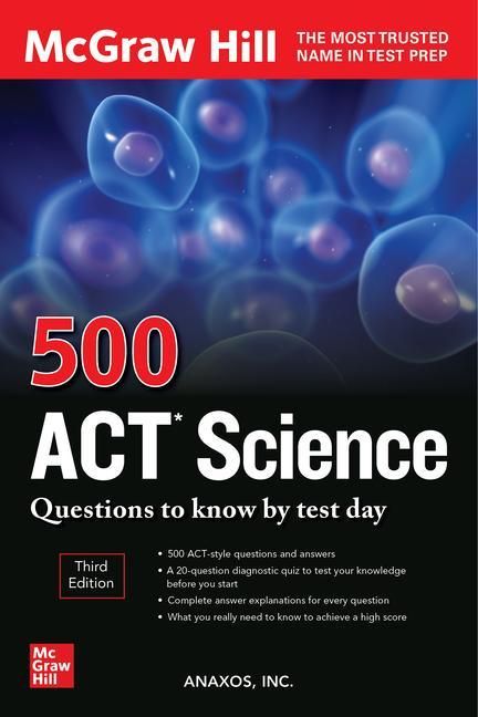 Produktbild: 500 ACT Science Questions to Know by Test Day, Third Edition