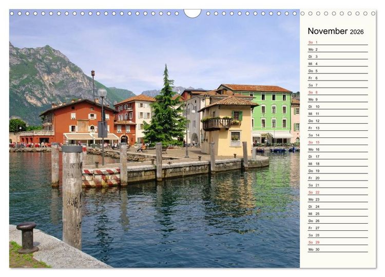 Produktbild: Gardasee (Wandkalender 2026 DIN A3 quer), CALVENDO Monatskalender