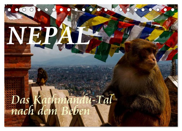 Produktbild: Nepal-Das Kathmandu-Tal nach dem Beben (Tischkalender 2026 DIN A5 quer), CALVENDO Monatskalender