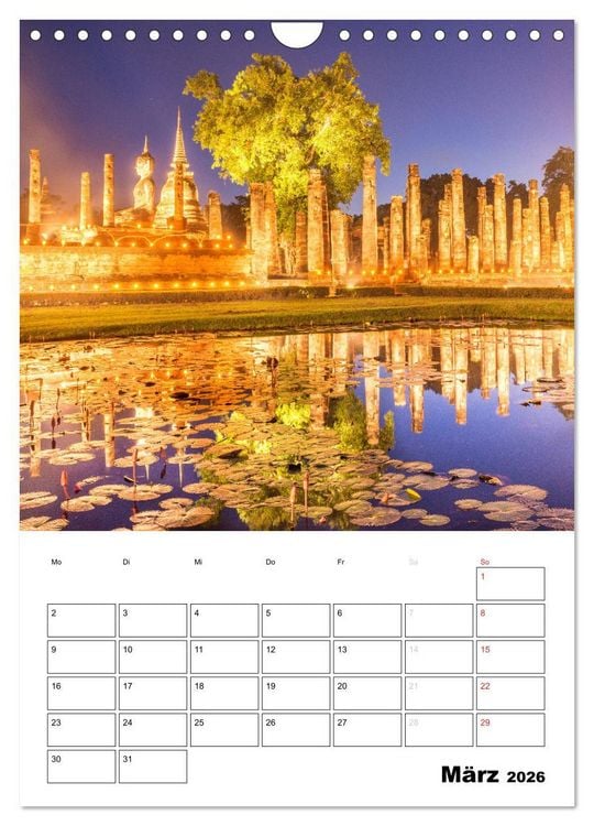 Produktbild: THAILAND - Mein Urlaubsplaner (Wandkalender 2026 DIN A4 hoch), CALVENDO Monatskalender