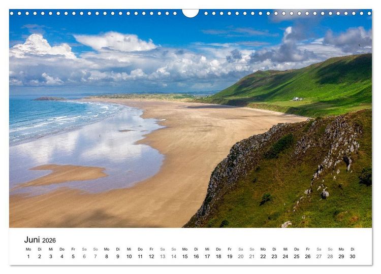 Produktbild: Wales - Eine Hommage an ber&uuml;hrende Landschaften (Wandkalender 2026 DIN A3 quer), CALVENDO Monatskalender