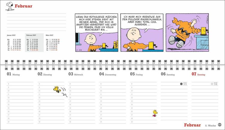 Produktbild: Peanuts Wochenquerplaner 2027