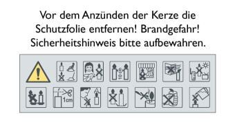 Produktbild: Stumpenkerze zur Hochzeit - Einfach Ja!