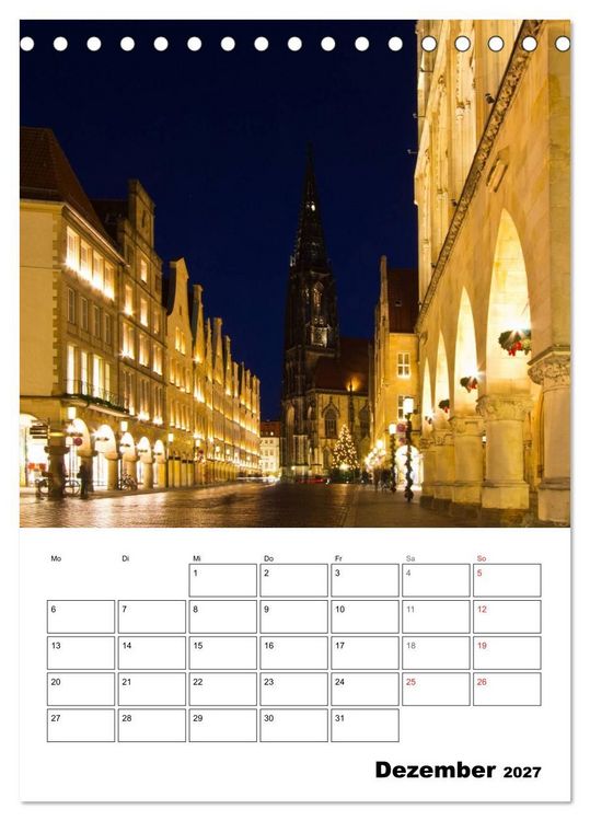 Produktbild: M&uuml;nster entdecken (Tischkalender 2027 DIN A5 hoch), CALVENDO Monatskalender