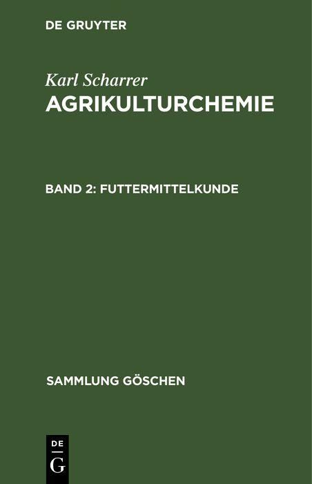 Produktbild: Futtermittelkunde