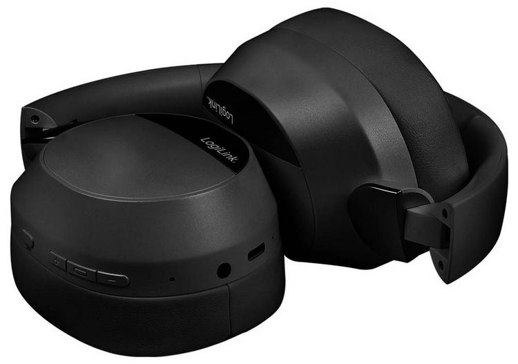 Produktbild: LogiLink BT0071 Over Ear Kopfh&ouml;rer Bluetooth&reg; Schwarz
