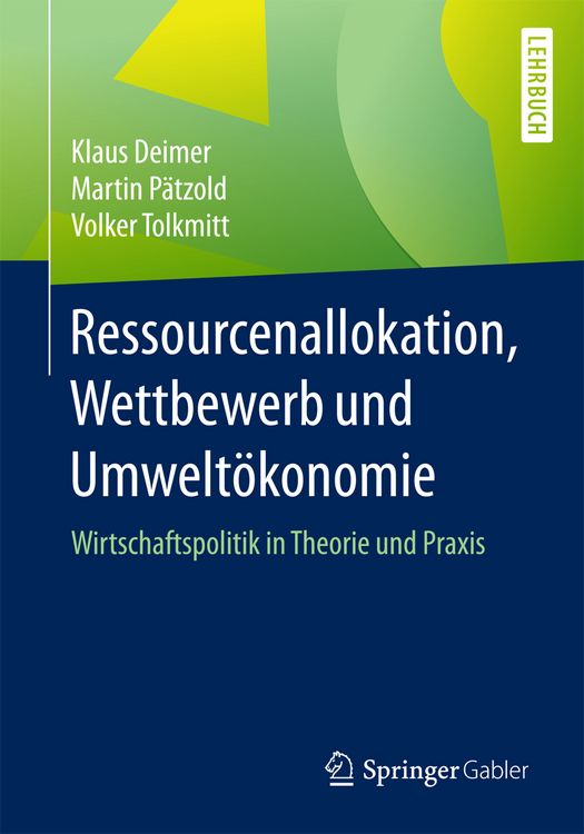 Produktbild: Ressourcenallokation, Wettbewerb und Umwelt&ouml;konomie
