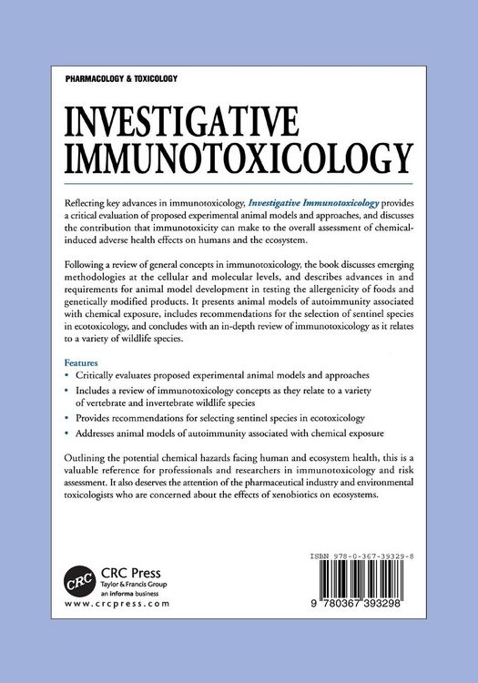 Produktbild: Investigative Immunotoxicology