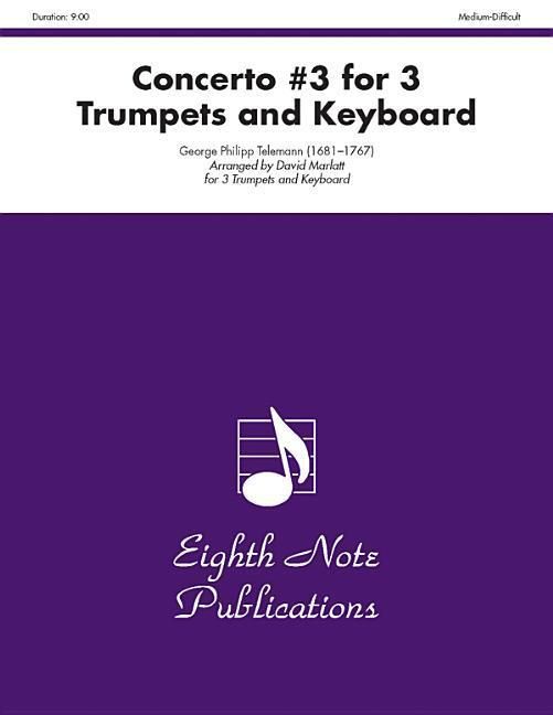 Produktbild: Telemann, G: Concerto #3 for 3 Trumpets and Keyboard