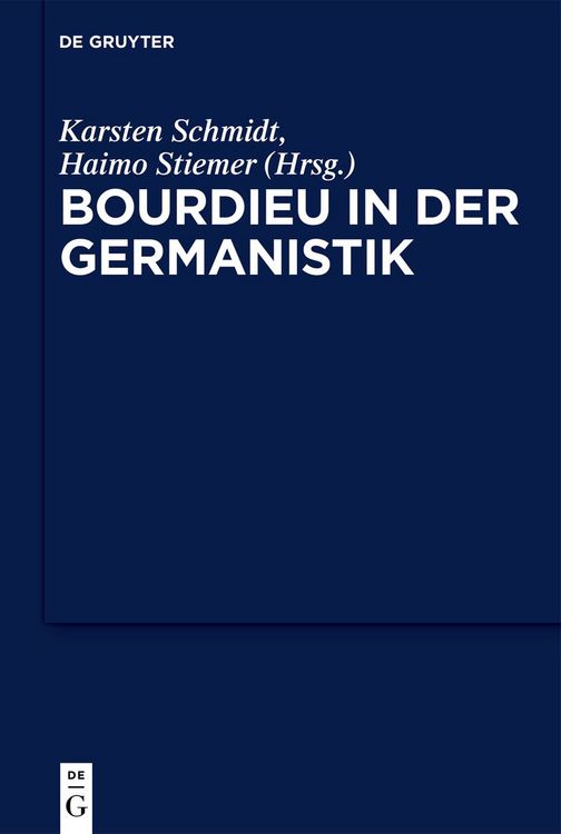 Produktbild: Bourdieu in der Germanistik