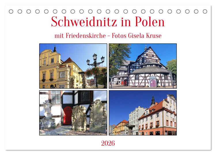 Produktbild: Schweidnitz in Polen mit Friedenskirche (Tischkalender 2026 DIN A5 quer), CALVENDO Monatskalender
