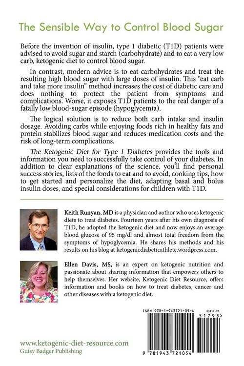 Produktbild: The Ketogenic Diet for Type 1 Diabetes