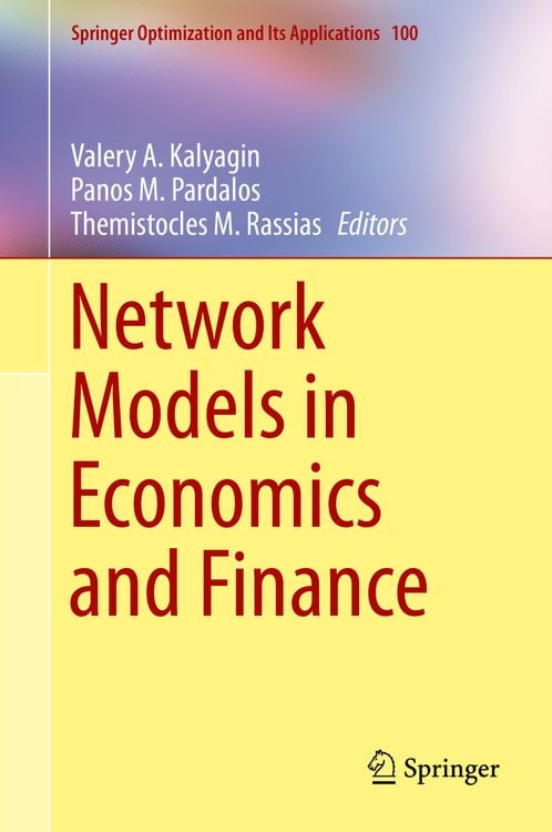 Produktbild: Network Models in Economics and Finance