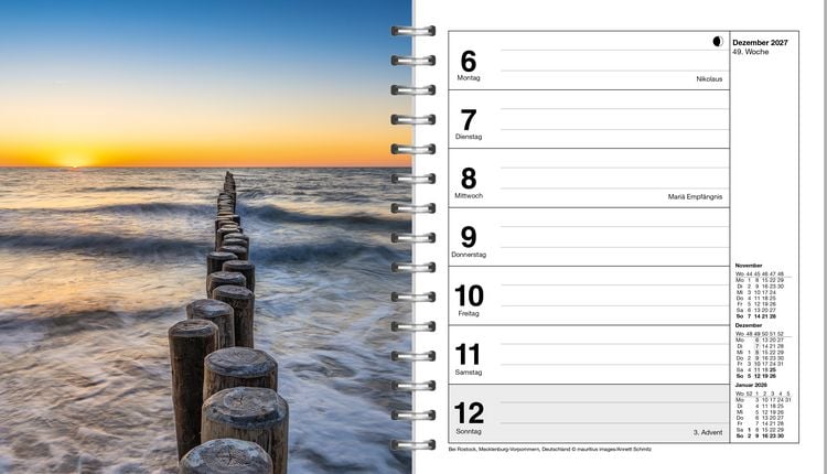 Produktbild: Diary Gl&uuml;ckliche Tage am Meer 2027