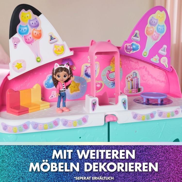 Produktbild: Gabby&rsquo;s Dollhouse: Der Film &ndash; Puppenhaus zum Kinofilm, &uuml;ber 60 cm gro&szlig;, mit Gabby-Figur & Dollhouse Zubeh&ouml;r, f&uuml;r Kinder ab 3 Jahren