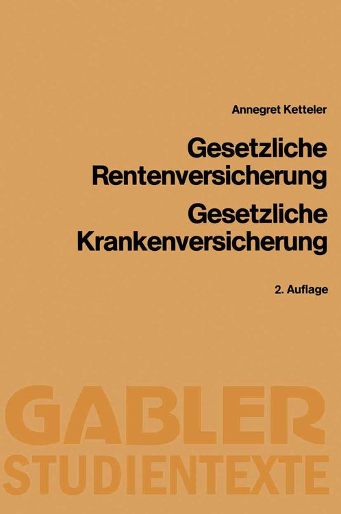 Produktbild: Gesetzliche Rentenversicherung, Gesetzliche Krankenversicherung