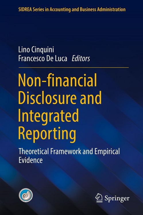 Produktbild: Non-financial Disclosure and Integrated Reporting