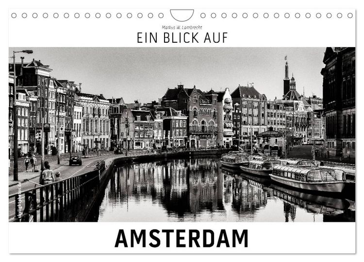 Produktbild: Ein Blick auf Amsterdam (Wandkalender 2026 DIN A4 quer), CALVENDO Monatskalender