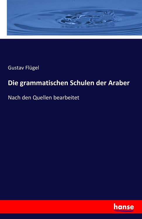 Produktbild: Die grammatischen Schulen der Araber