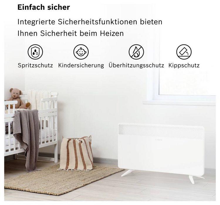 Produktbild: Bosch Home Comfort 7738345647 HC4000-25 Konvektor 2500W Wei&szlig;