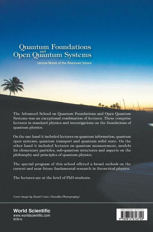 Produktbild: Quantum Foundations and Open Quantum Systems