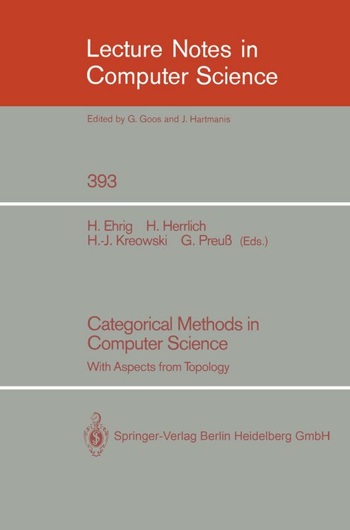 Produktbild: Categorical Methods in Computer Science