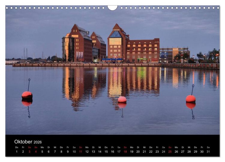Produktbild: Rostock (Wandkalender 2026 DIN A3 quer), CALVENDO Monatskalender