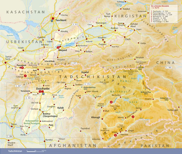 Produktbild: TRESCHER Reisef&uuml;hrer Tadschikistan