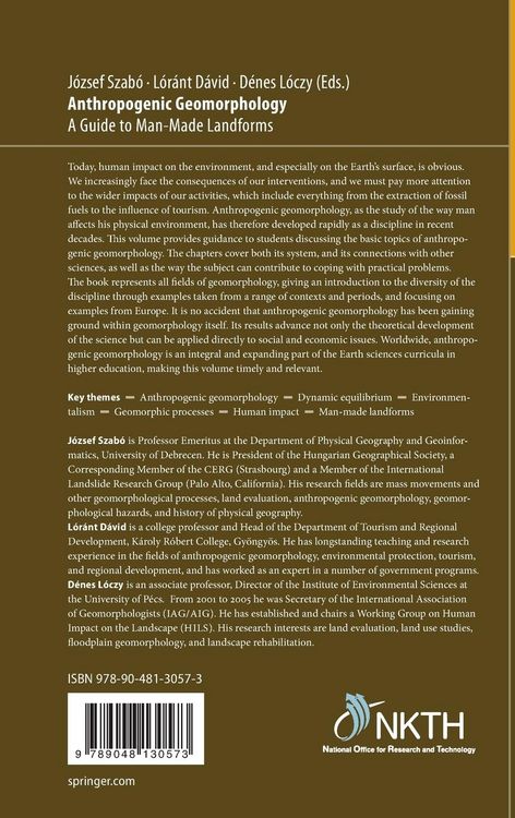 Produktbild: Anthropogenic Geomorphology