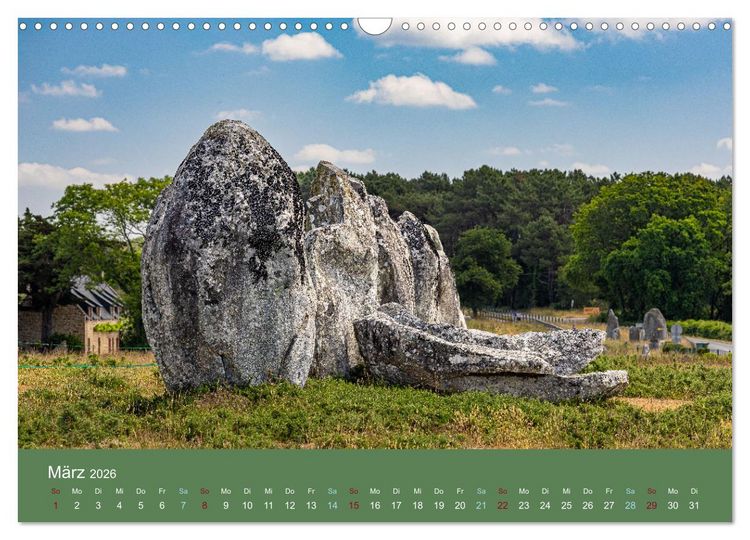 Produktbild: Mysteri&ouml;se Megalithen (Wandkalender 2026 DIN A3 quer), CALVENDO Monatskalender