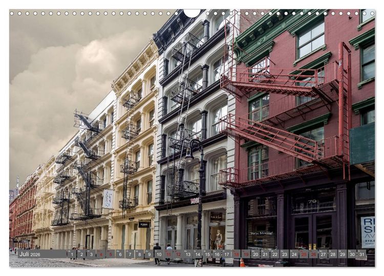 Produktbild: New York City Vibes (Wandkalender 2026 DIN A3 quer), CALVENDO Monatskalender
