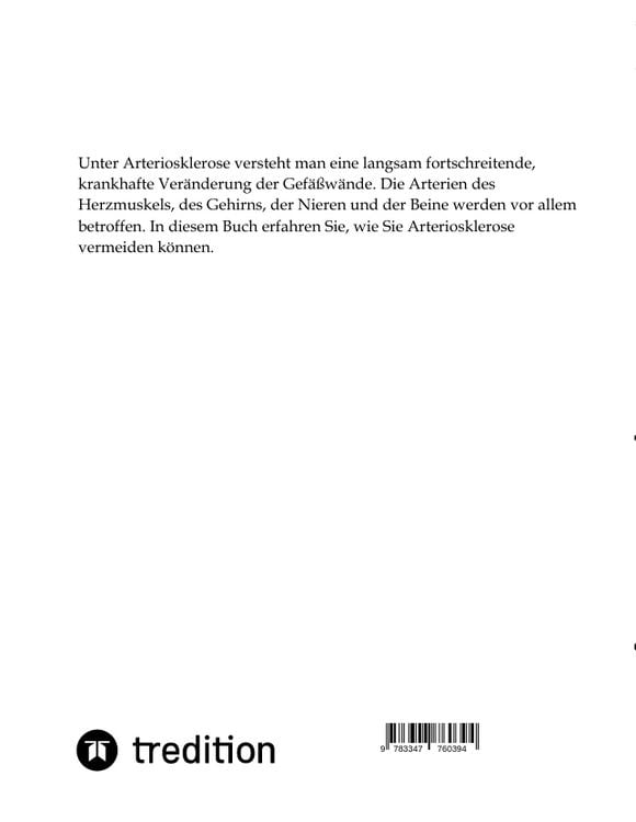 Produktbild: Gesundheitstipp bei Arteriosklerose