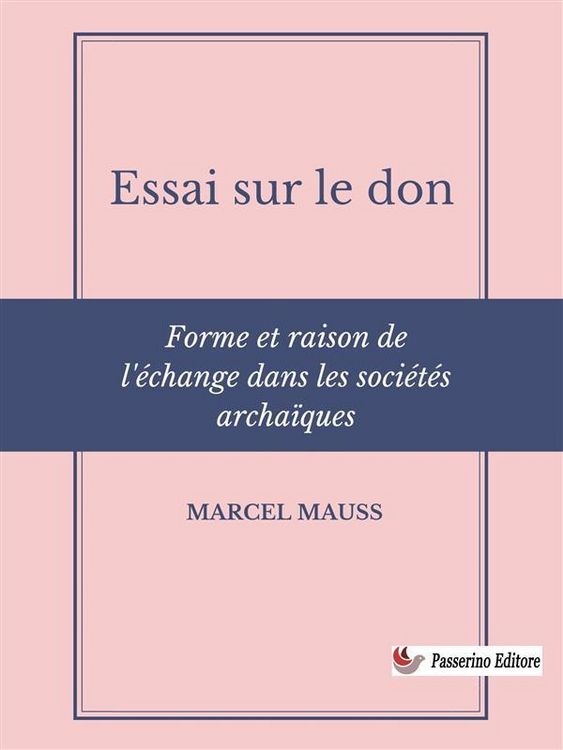 Produktbild: Essai sur le don