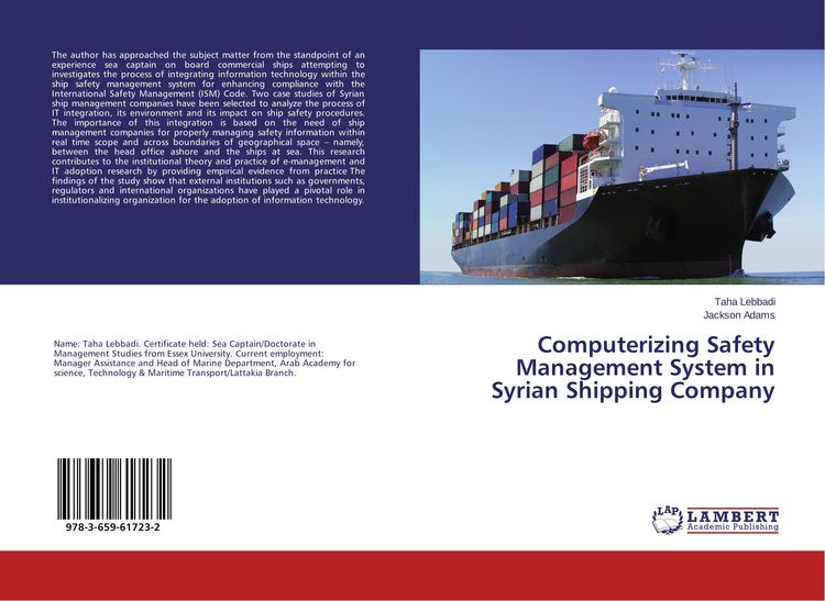 Produktbild: Computerizing Safety Management System in Syrian Shipping Company