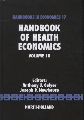 Produktbild: Handbook of Health Economics: Volume 1B