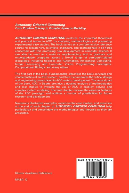 Produktbild: Autonomy Oriented Computing