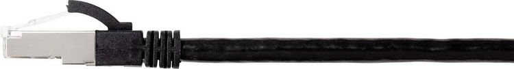 Produktbild: Renkforce RF-4538208 RJ45 Patchkabel CAT 6a S/FTP 60.00 m Schwarz f&uuml;r Au&szlig;enbereich geeignet 1 St.