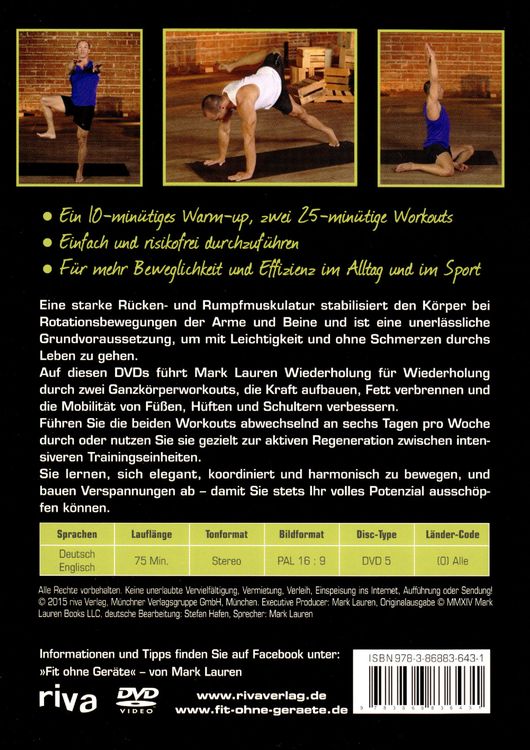 Produktbild: Fit ohne Geräte - Das Mobility-Workout [2 DVDs]