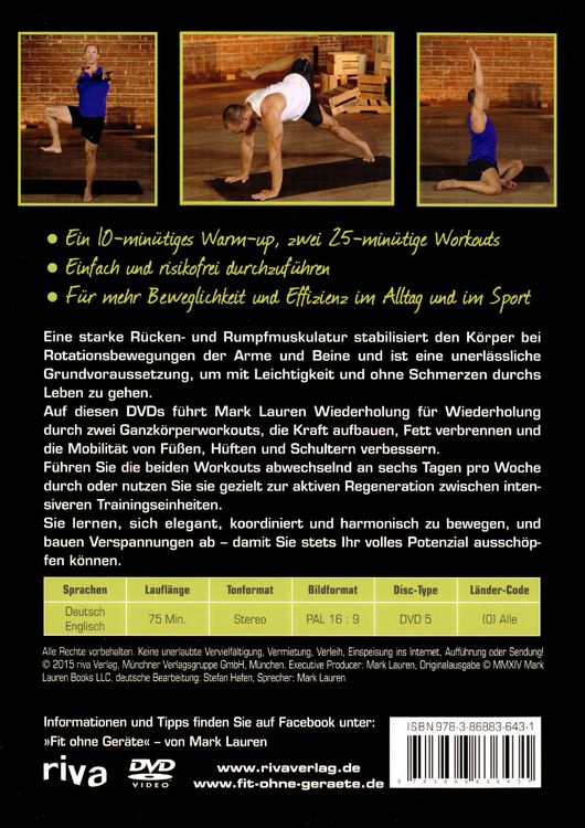 Produktbild: Fit ohne Ger&auml;te - Das Mobility-Workout