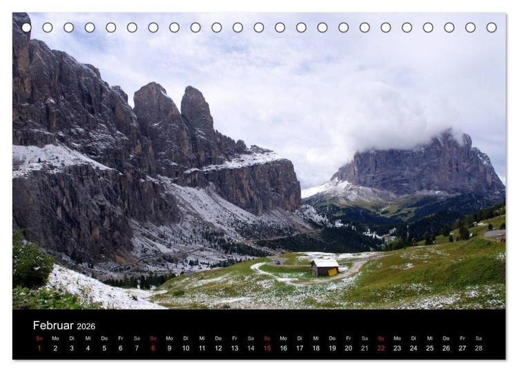 Produktbild: S&uuml;dtirol 2026 (Tischkalender 2026 DIN A5 quer), CALVENDO Monatskalender