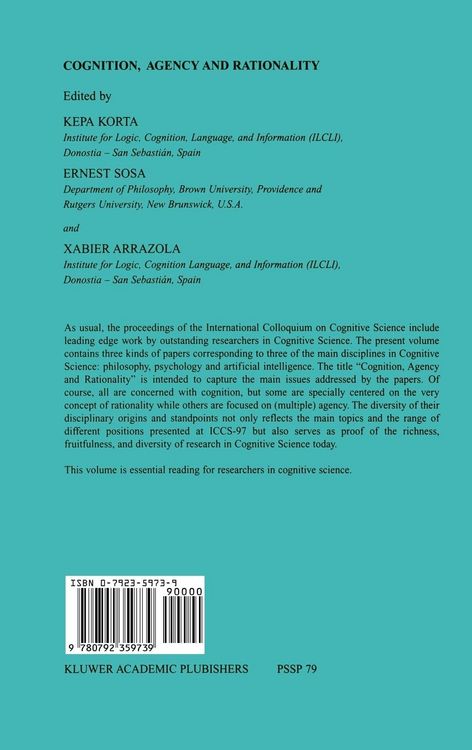 Produktbild: Cognition, Agency and Rationality