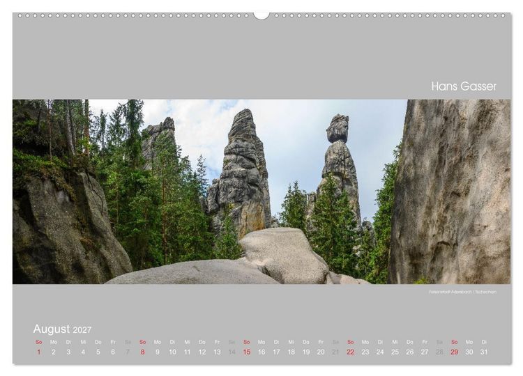 Produktbild: GROSSARTIGE LANDSCHAFTEN 2027 (Wandkalender 2027 DIN A2 quer), CALVENDO Monatskalender